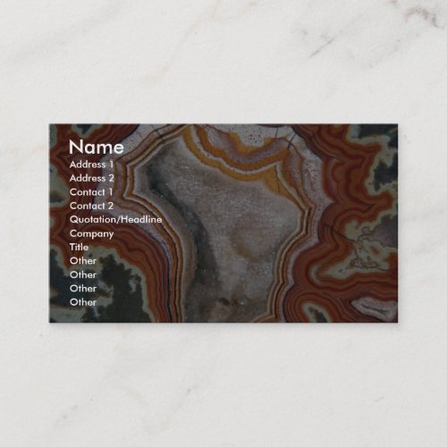 Picture of Dryhead agate Business Cards