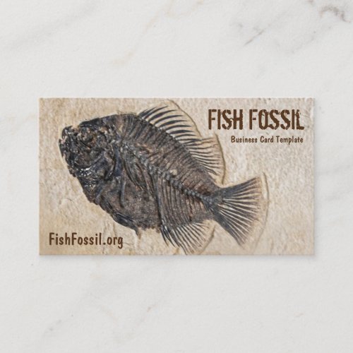 Picture of Fish Fossil Business Card