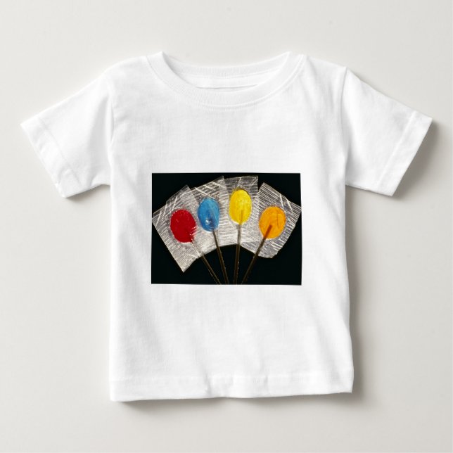 Picture of Four colorful lollipops Baby T-Shirt (Front)