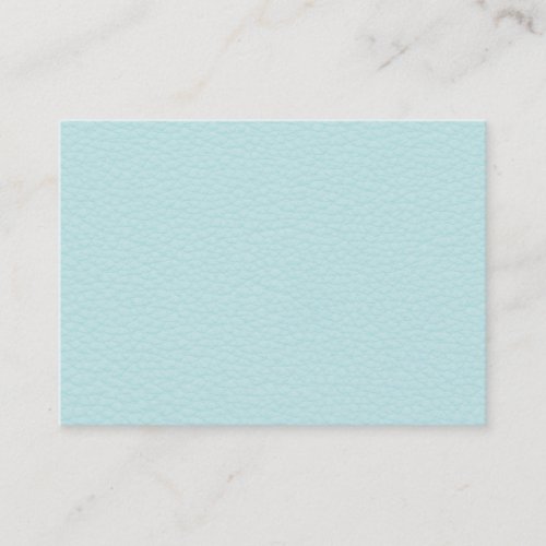 Picture of Light Turquoise Leather Business Card
