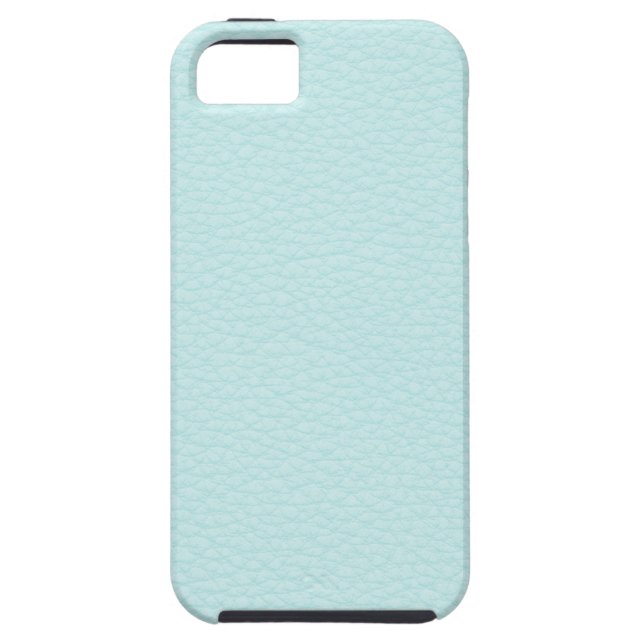 Picture of Light Turquoise Leather. Case-Mate iPhone Case (Back)