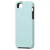 Picture of Light Turquoise Leather. Case-Mate iPhone Case (Back Left)