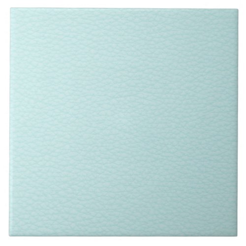 Picture of Light Turquoise Leather Ceramic Tile