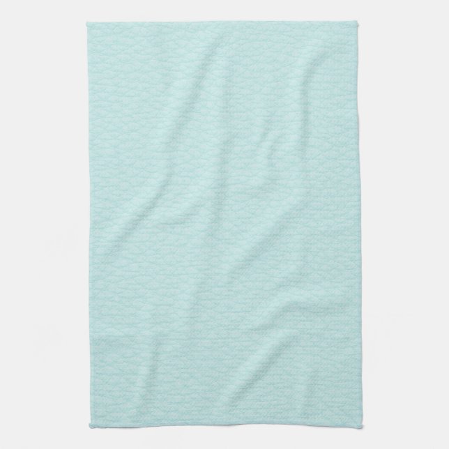 Picture of Light Turquoise Leather. Towel (Vertical)