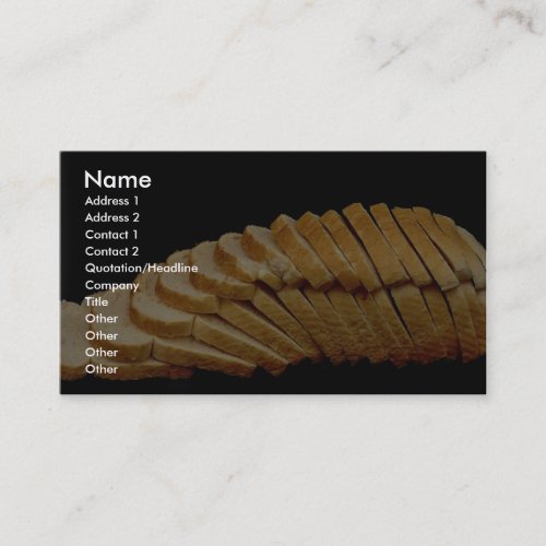 Picture of Loaf of bread Business Card