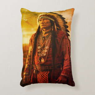 Picture of Native American Indian Tribe Shoulder Accent Pillow
