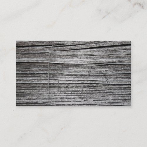 Picture of Old Splintering Wood. Business Cards