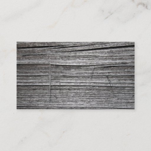 Customizable Picture of Old Splintering Wood. Business Cards