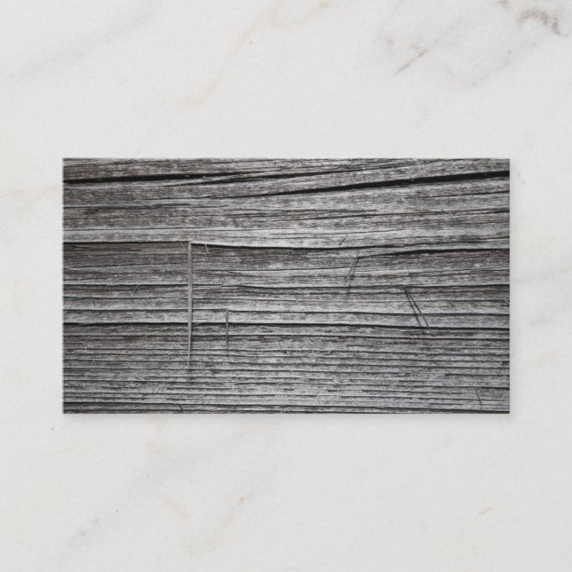 Picture of Old Splintering Wood. Business Card (Front)