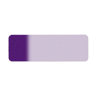 Picture of Purple Leather. Label