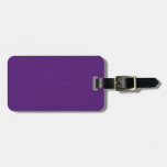 Picture Of Purple Leather. Luggage Tag at Zazzle