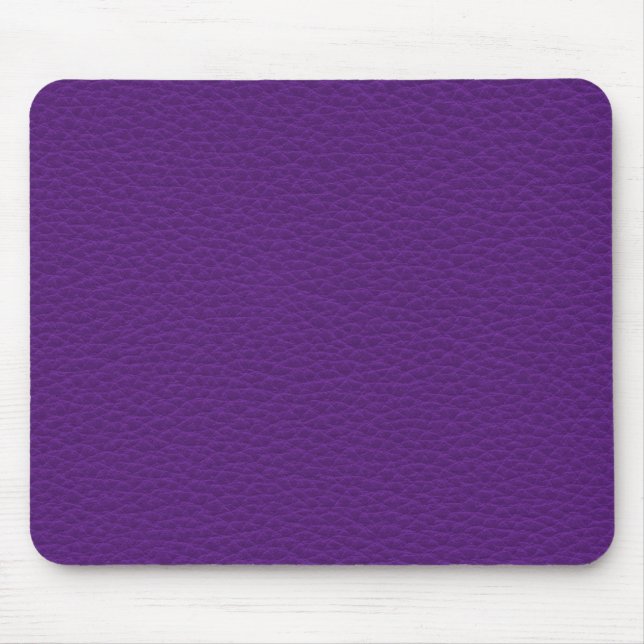 Picture of Purple Leather. Mouse Pad (Front)