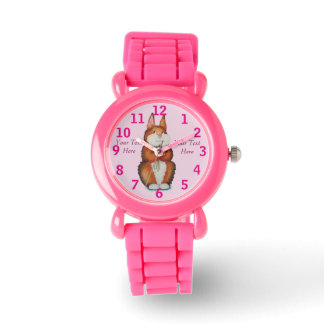 picture of smiling cute bunny rabbit watch