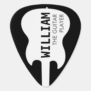 picture of the guitarist / custom photo guitar pick