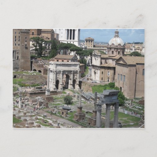 Picture of the Roman Forum Postcard