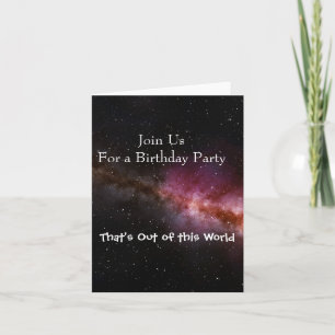 Picture of the universe invitation