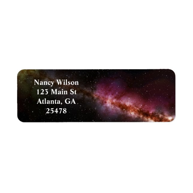 Picture of the universe label (Front)
