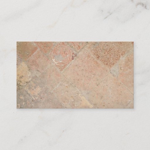 Customizable Picture of Vintage Weathered Old tiles. Business Card