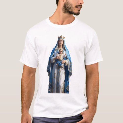 Picture of Virgin Mary in HD  T_Shirt