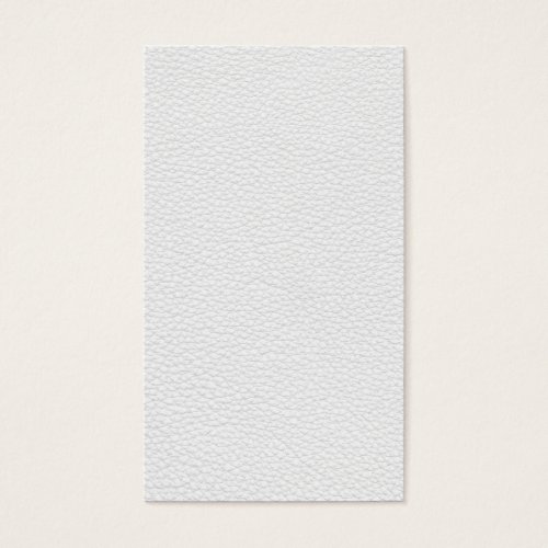 Picture of White Leather. Business Card