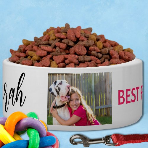 Picture of You and Your Dog BFFs on Food Bowl