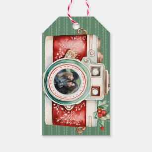 Picture Perfect   Vintage Camera  Holiday Photo  Gift Tags