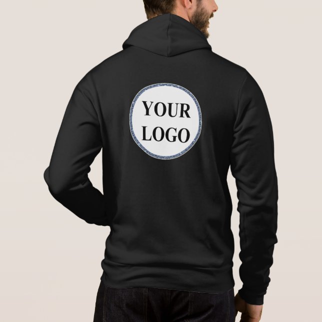 Picture Pet Create Your Own ADD YOUR LOGO HERE Hoodie (Back)
