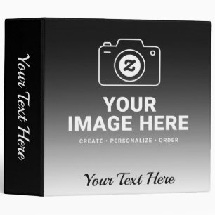 Picture Plus Wording 3 Ring Binder