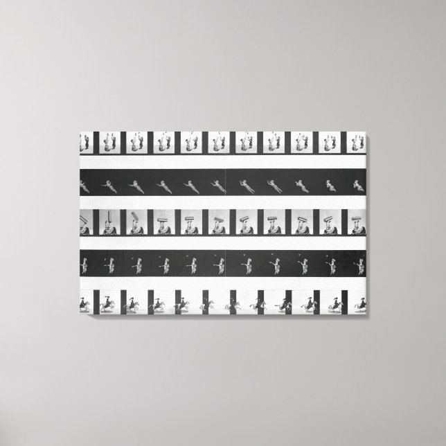 Picture strips for a praxinoscope canvas print (Front)