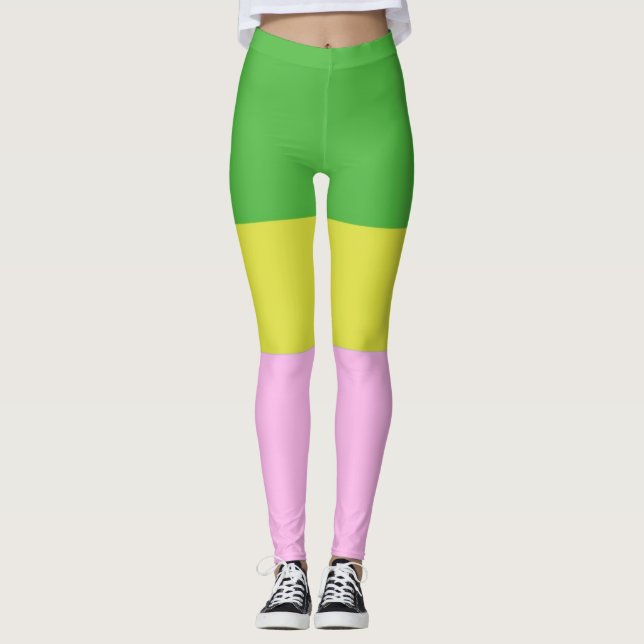 picture three colors art leggings (Front)