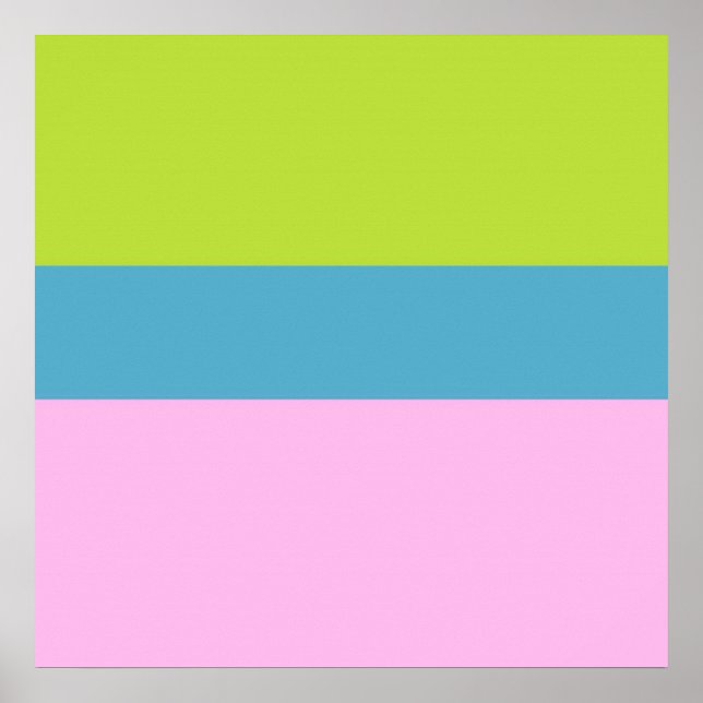 picture three colors art poster (Front)