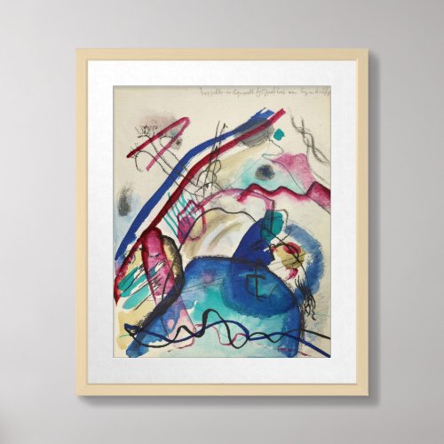 Picture with a White Border  Kandinsky Framed Art