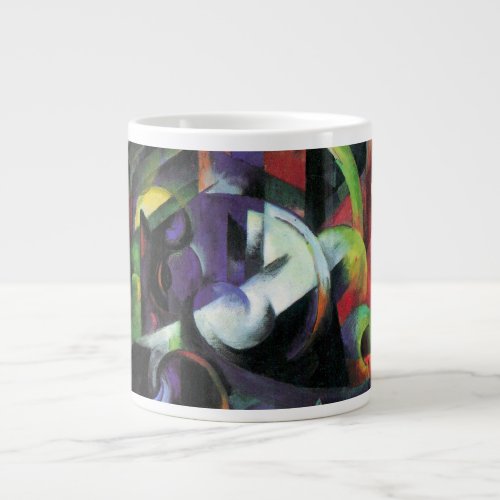 Picture with Cattle by Franz Marc Vintage Art Giant Coffee Mug