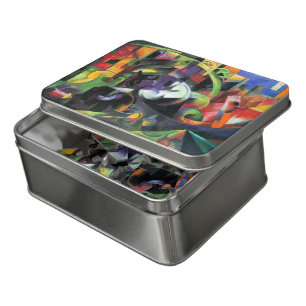 Picture with Cattle by Franz Marc, Vintage Art Jigsaw Puzzle