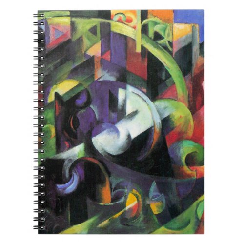 Picture with Cattle by Franz Marc Vintage Art Notebook