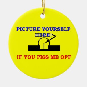 PICTURE YOURSELF CERAMIC ORNAMENT