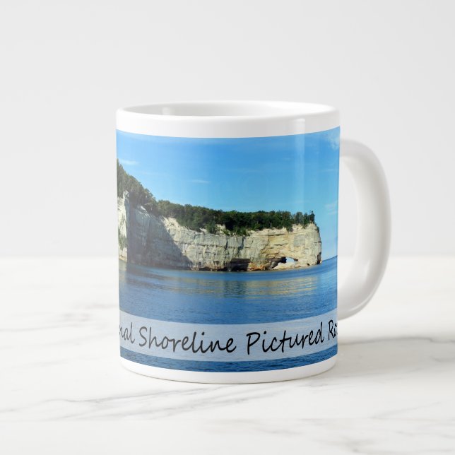 Pictured Rocks Giant Coffee Mug (Front Right)