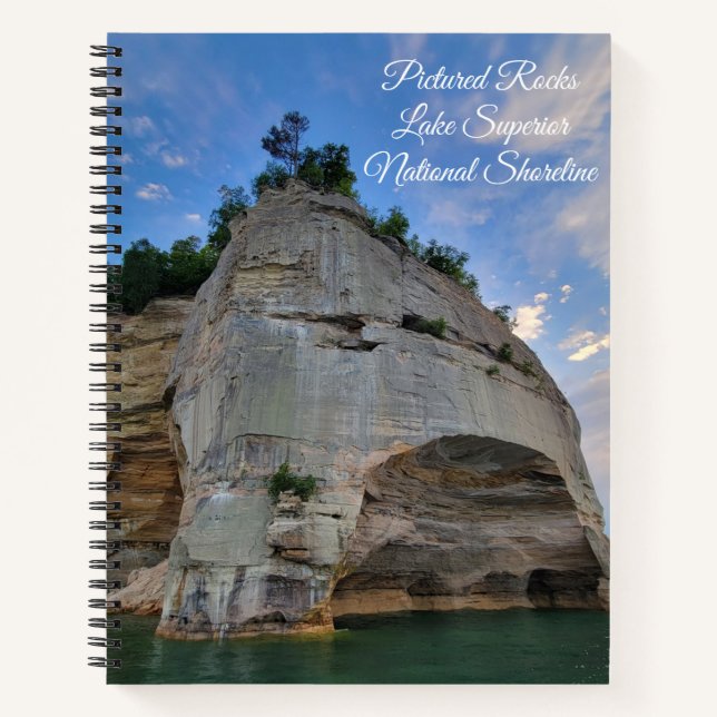 Pictured Rocks Lake Superior National Shoreline Notebook (Front)
