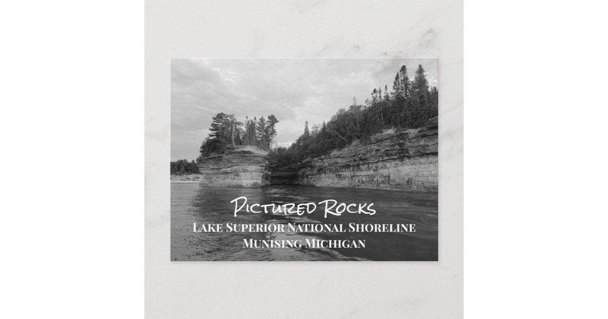 Pictured Rocks Lake Superior National Shoreline P Postcard | Zazzle