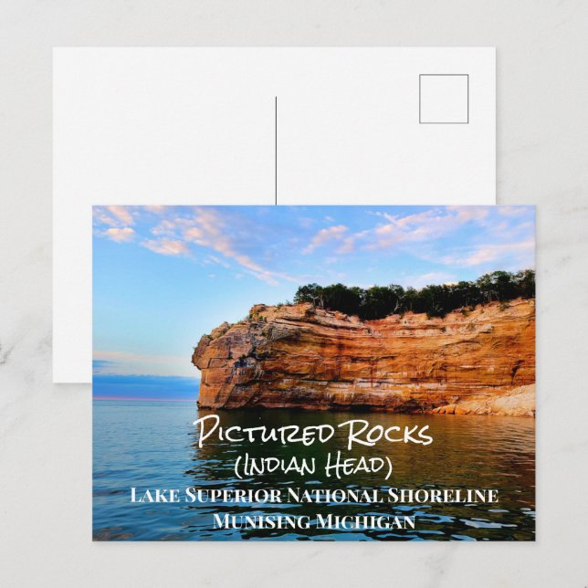 Pictured Rocks Lake Superior National Shoreline  Postcard (Front/Back)