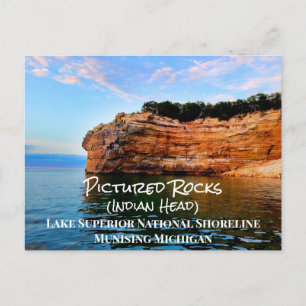 Pictured Rocks Lake Superior National Shoreline Postcard