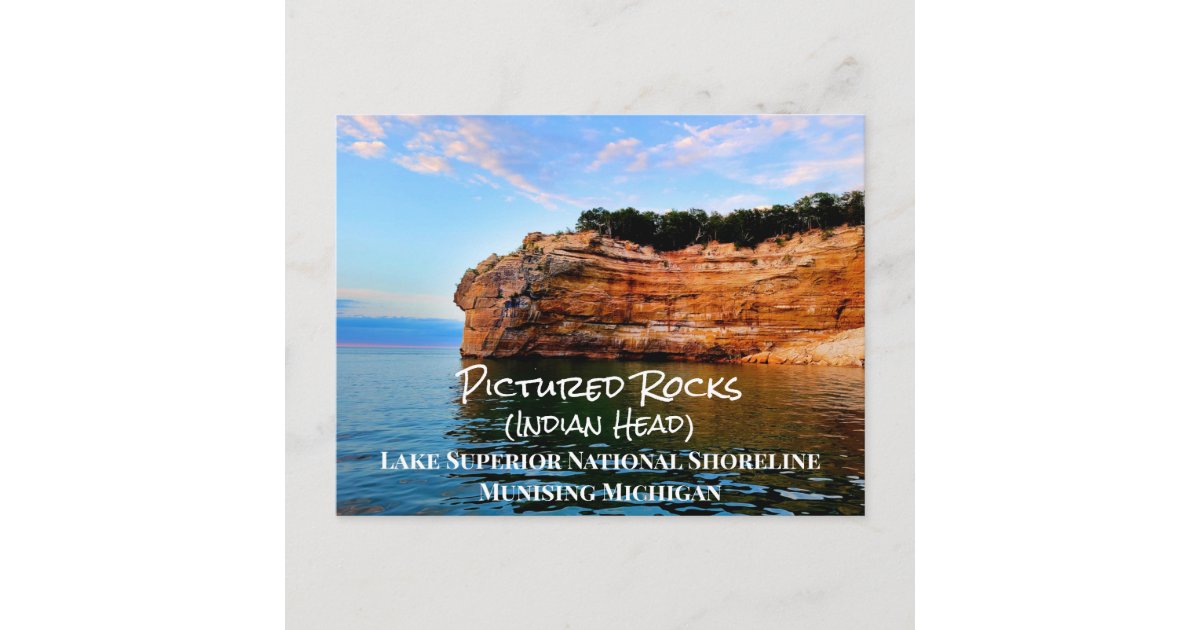 Pictured Rocks Lake Superior National Shoreline Postcard | Zazzle