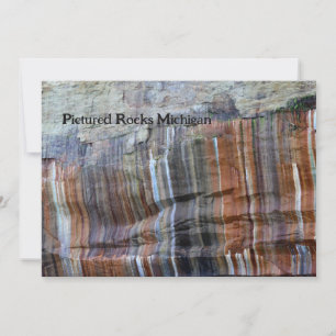 Pictured Rocks Michigan National Lakeshore Thank You Card