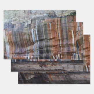 Pictured Rocks Michigan National Lakeshore Wrapping Paper Sheets