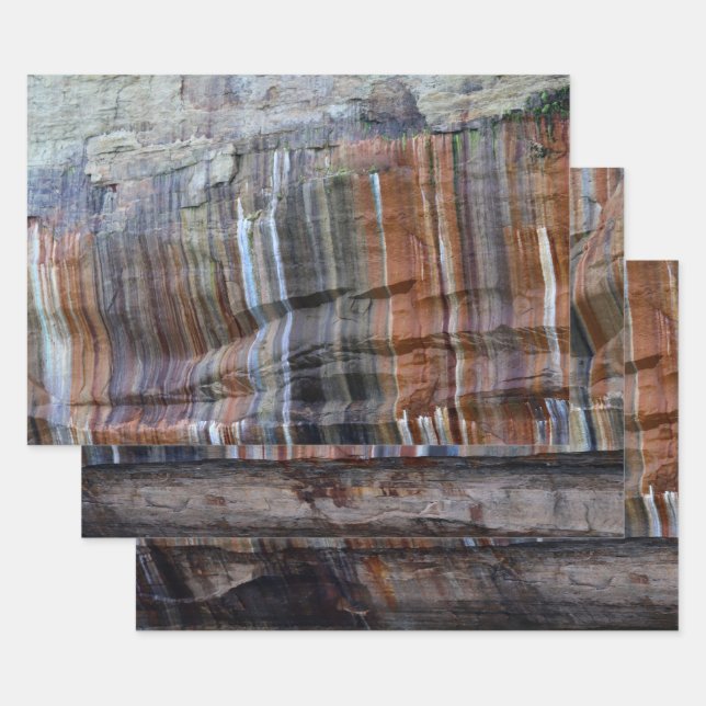 Pictured Rocks Michigan National Lakeshore Wrapping Paper Sheets (Set)