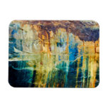 Pictured Rocks National Lakeshore Abstract Magnet at Zazzle