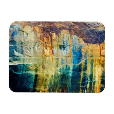 Pictured Rocks National Lakeshore Abstract Magnet