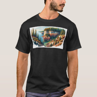  Pictured Rocks National Lakeshore, Capturing The  T-Shirt