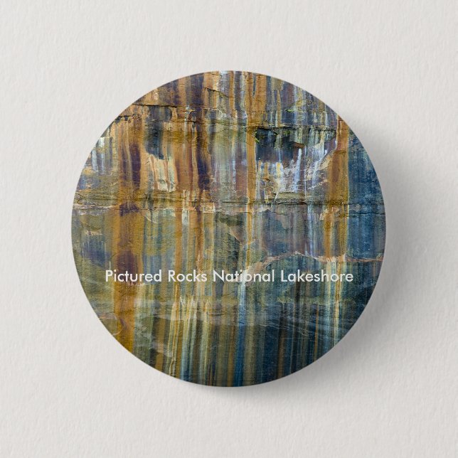 Pictured Rocks National Lakeshore Pinback Button (Front)