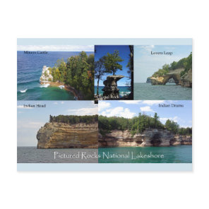 Pictured Rocks National Lakeshore Postcard